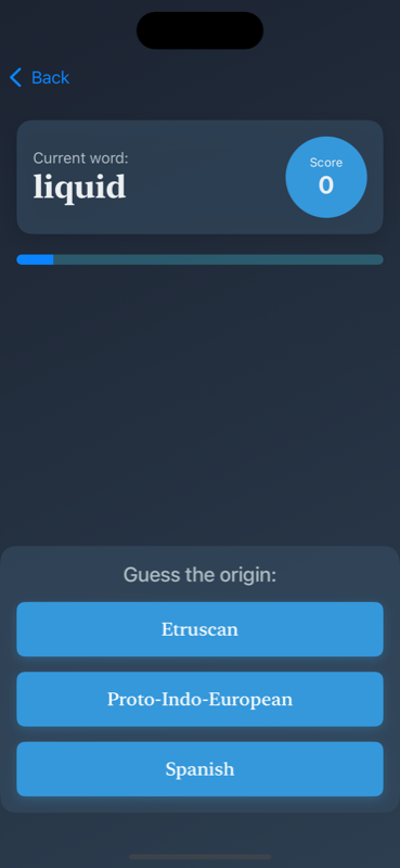 Quiz question example